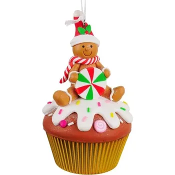 Vánoční ozdoba Cupcake vánoční