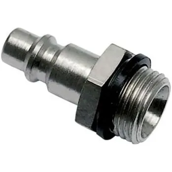 Pneumatická rychlospojka, řada: 087U, Ocel, přípojka se závitem: G 1/4 vnější Se závitem Legris ISO B8