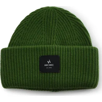 Čepice ZELENÁ ZIMNÍ ČEPICE HICHIC LuxeKnit