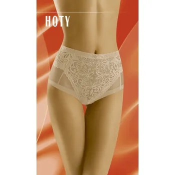 Dámské spodní prádlo Dámské kalhotky Hoty Beige - Wol-Bar L