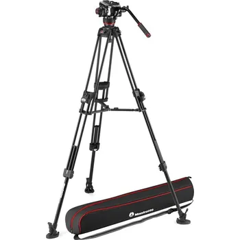 Stativ Manfrotto MVK504XTWINFA 504X Fluid Video Head with 645 Fast Twin Alu Tripod