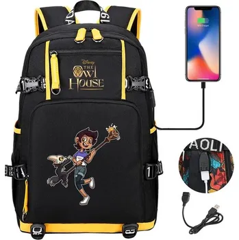 Sportovní batoh Batoh The Owl House vodotěsný s USB nabíjením - 002