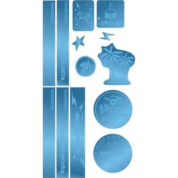 Reflexní samolepky StickyRicky coocazoo, Blue