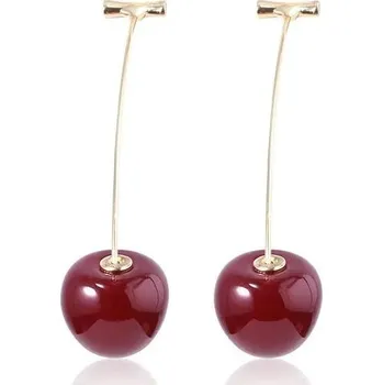 Náušnice Visací náušnice | dámské náušnice, 1 pár - Styl třešně