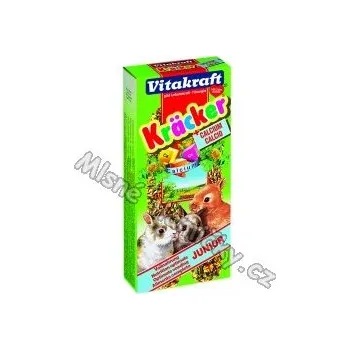 Krmivo pro hlodavce Vitakraft Rodent Kräcker Rabbit Herbal active tyč 2ks