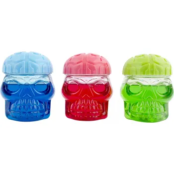 Bonbon Želé MOZEK SKULL SLIME s barevným gelem 100 g - VÝPRODEJ !!! DMT: 7/2024 (cukrovinka tekuté želé / sliz)