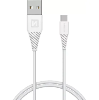 Kabel Datový kabel Swissten usb / usb-c huawei super charge 5a 1,5m bílý