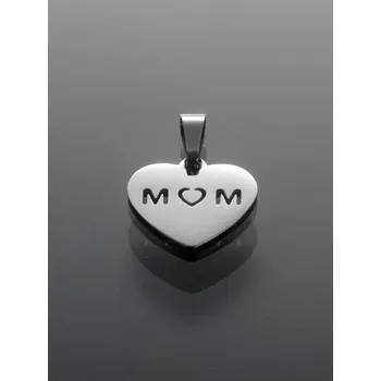 Přívěsek Prosperk Ocelový přívěsek srdíčko Maminka