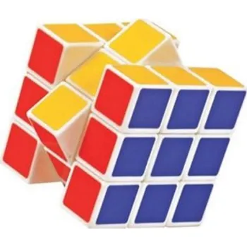 Hlavolam Rubikova kostka 3x3x3 bílá