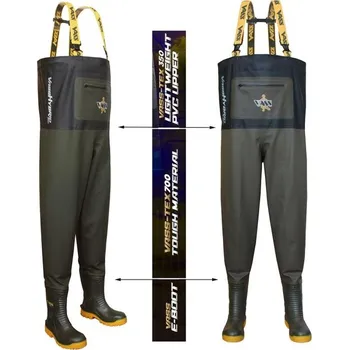 Prsačky VASS prsačky (brodící kalhoty) VASS Hybrid 700 Green/Black Velikost: EU 45 (UK 11)