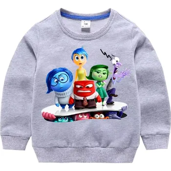 Chlapecký svetr Disney Dětská mikina s potiskem V Hlavě 2 (Inside Out 2) Barva: šedá (TNTG 164), Velikost: 90