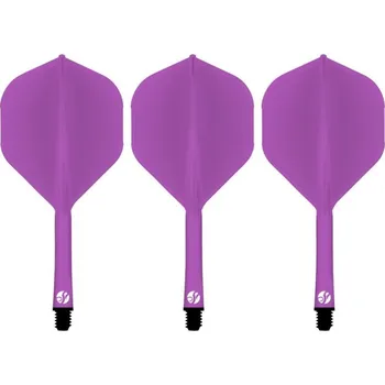 Příslušenství pro šipky Shot Letky Flight Deck - No2 - Medium - Purple SF5470