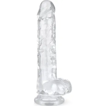 Dildo Easytoys Jelly Dildo with Balls 19cm