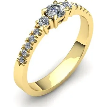 Prsten Zásnubní prsten PZAU180022 Materiál: Červené zlato 14kt, Velikost: 73