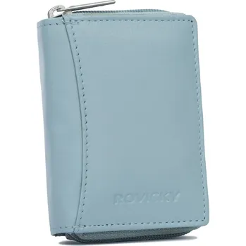 Peněženka Vertikální dámská peněženka z přírodní kůže Barva: modrý