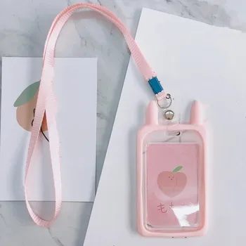 Peněženka Silikonové pouzdro na karty - Růžová