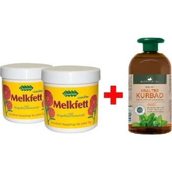 Kosmetická sada Dárková kosmetická sada Quartett tělová vazelína + bylinná lázeň Meduňka