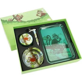 KRCZ Drtič tabáku plastový Monkey King Gift Set Green