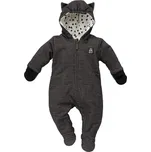 PINOKIO Happy Day Teplý overal Black Velikost (od výrobce): 68