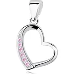 LUNICA Stříbrný přívěsek srdce 0170 Ag 925; ≤1 g.