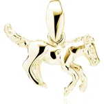 Stříbrný přívěsek ZLATÝ KŮŇ Ag 925; ≤2 g.