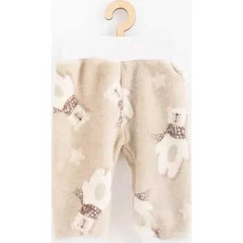 New Baby Wellsoft zimní tepláčky Polar Bear hnědé