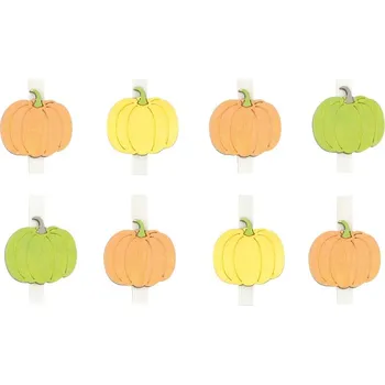 Dýně ze dřeva na kolíčku - sada