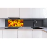 DIMEX | Dibond za kuchyňskou linku DBW-08040-051 | 80 x 40 cm | Slunečnice + Dibond deska za kuchyňskou linku DIMEX v rozměru 80 x 40 cm, motiv Slunečnice