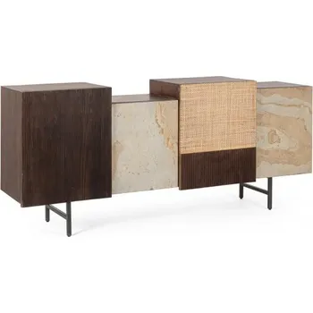 Příborník do zásuvky BIZZOTTO Příborník KIBIK 180 cm hnědý