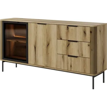 Komoda ArtLas Komoda WILLS 163 2D3S | s LED osvětlením