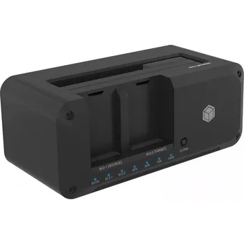 Stojan pro klonování IB-2924MSCL-C31 Docking & CloneStation 1x 2,5"/3,5" na 1x M.2 NVMe