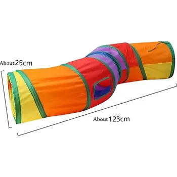 Hračka pro kočku Prolézačka pro kočky s míčkem | tunel pro kočky, skládací - Typ S