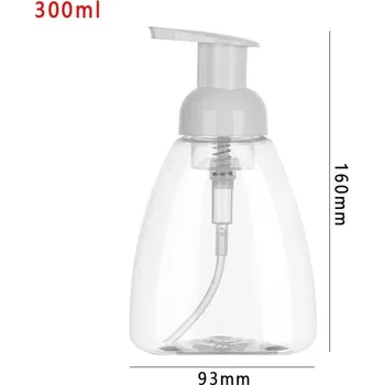 Dávkovač mýdla Pěnící dávkovač tekutého mýdla | dávkovač na mýdlo - Transparentní 300ml
