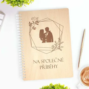 Blok Dřevěný blok - Deník "Na společné příběhy"
