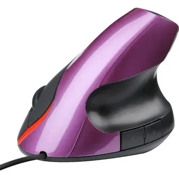 Myš Ergonomická myš | vertikální myš k PC - Fialová