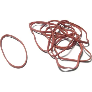 Gumičky silné 3 mm, průměr 5 cm (1 kg) - 60% kaučuk, červené