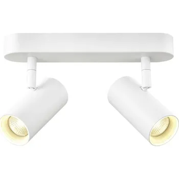 BIG WHITE (SLV) NOBLO nástěnný a stropní svítidlo, double, kulaté, 2000-3000K, 15W, Dim-to-Warm, PHASE, 36°, bílé 1008704