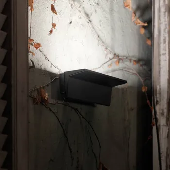 Venkovní osvětlení Venkovní nástěnné svítidlo Nemo LED Zena, černé, 2 700 K, IP44 černá LED 30 W celkem - Doprava zdarma