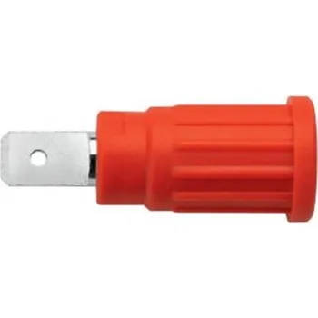 Elektrická zásuvka Banánková zásuvka, 32A, 1kV, Hnědá, Samec Zásuvka na banánky