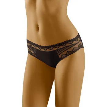 Kalhotky Dámské kalhotky Eco-Bo Black - Wol-Bar S