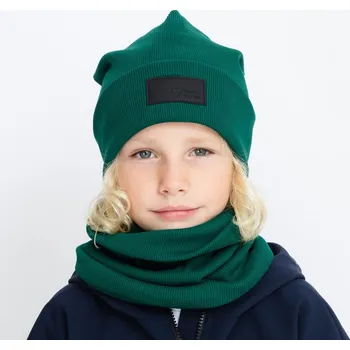 Čepice Zelená žebrovaná čepice Velikost: S