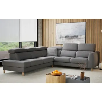 Sedací souprava Rohová rozkládací sedací souprava s elektrickou relax funkcí NOLOST Levý roh