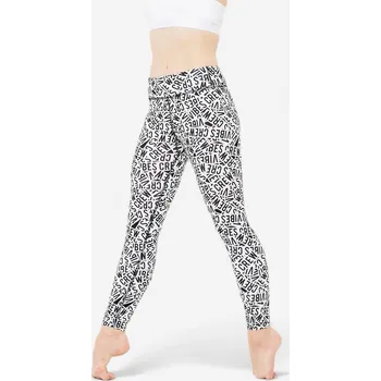 Dámské legíny DOMYOS Dětské taneční legíny s vysokým pasem 12 LET