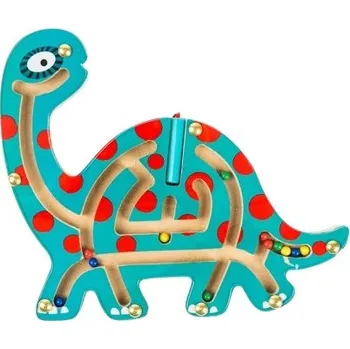 Dřevěné magnetické bludiště želva Montessori – CAB Toys