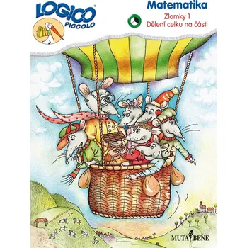 Přírodní věda Karty Piccolo Matematika - Zlomky 1 - Dělení celku na části (zelený rámeček)| Mutabene