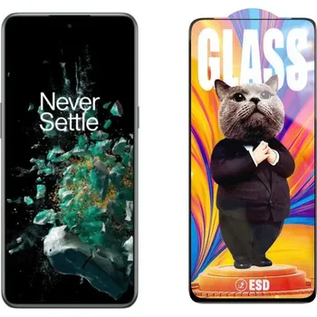3D Ochranné tvrzené sklo na OnePlus 10T - Mr. Cat ESD