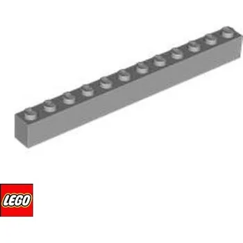 Stavebnice LEGO LEGO® Dílky LEGO KOSTKA 1x12 / 6112 Barva: Světle-Šedá 6112