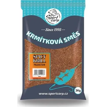 Nástraha Sportcarp Krmítková Směs 3 kg - Spicy Krill