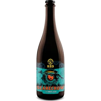 Pivo Scarecrow 13° - polotmavé silné spodně kvašené pivo 5.4% - pivovar Kos - 0.5L