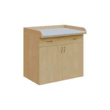 přebalovací pult a komoda NXPP - 100 přebalovací pult, 1000x1000x800, javor horský